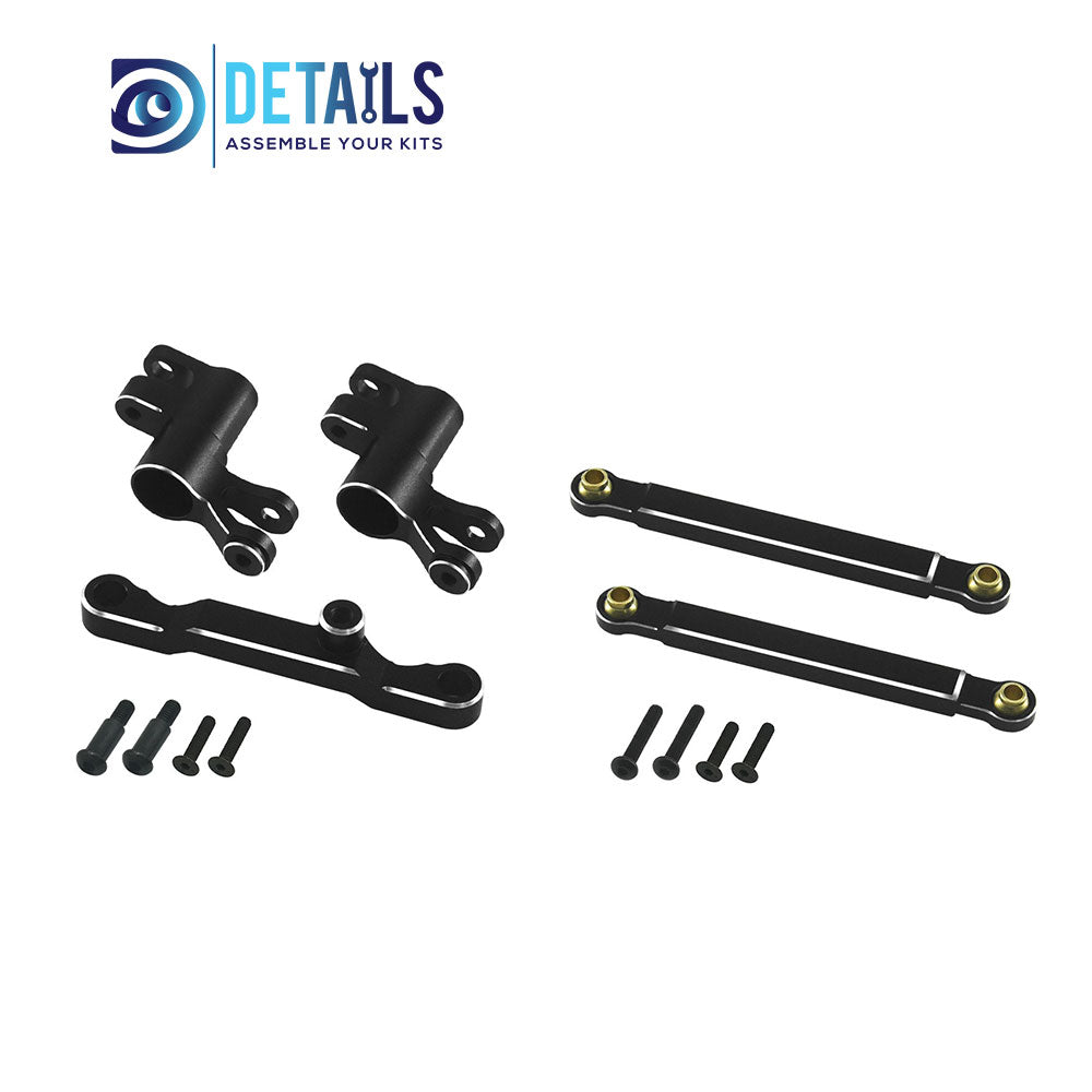 Hobby Details 7075 Aluminum Steering Set For  For TRX MINI MAXX BL-2s 4WD Brushless Monster Truck 107154-1 Upgrade Parts