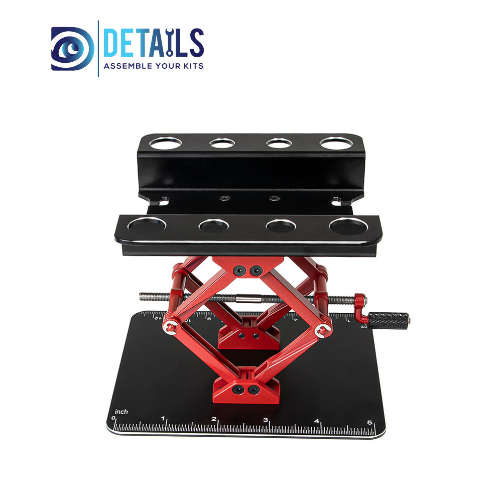 Aluminum 1/8 1/10 1/16 Adjustable RC Car Stand For Rc Car Repair Assembly Display 60-140mm