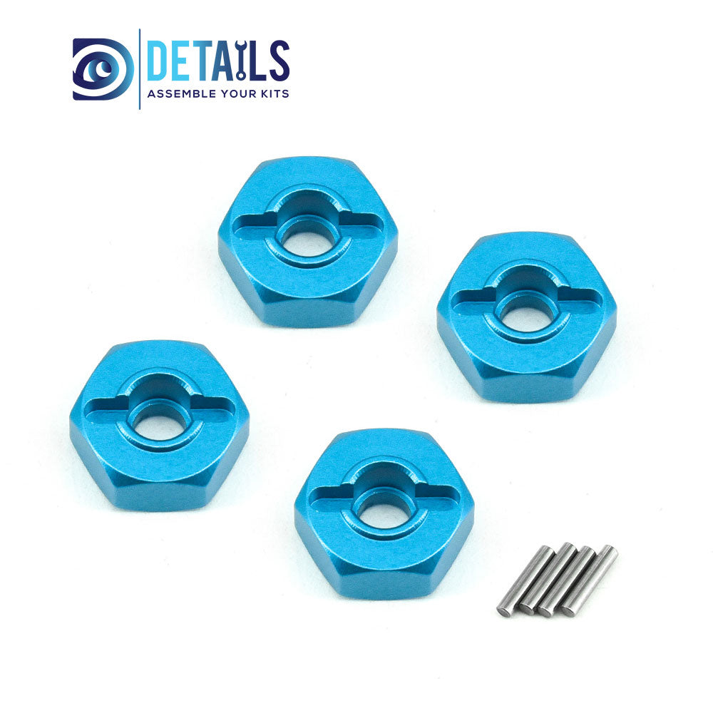 Aluminum Wheel Hex set 4pcs For Tamiya 1/10 TT01