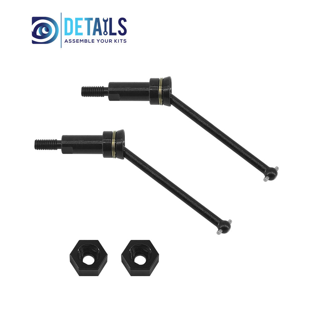 Metal Rear Drive Shaft CVD For ARRMA 1/18 GRANITE GROM  Upgrade Parts 2pcs