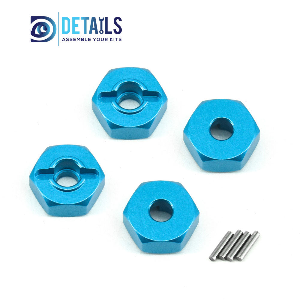 Aluminum Wheel Hex set 4pcs For Tamiya 1/10 TT01