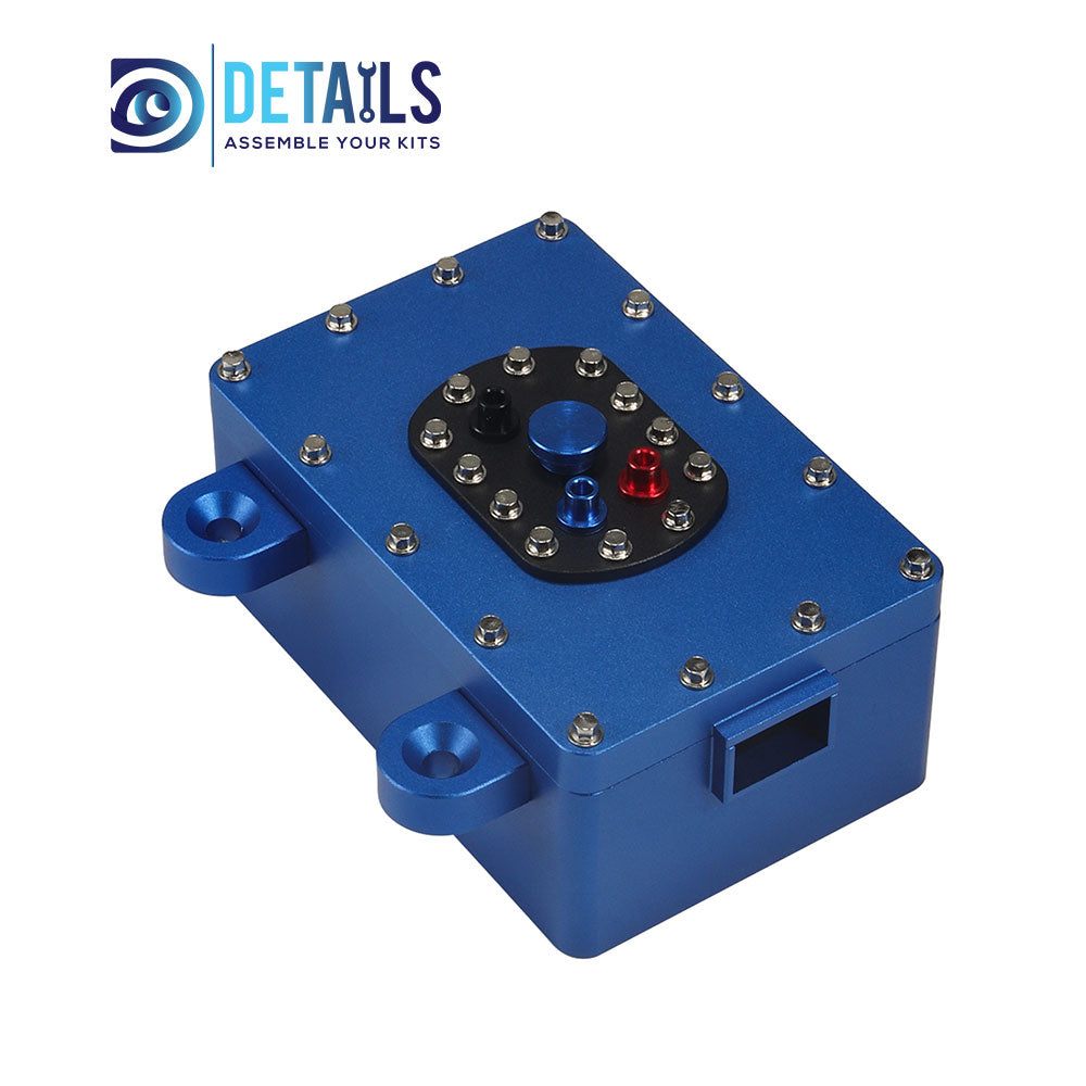 Aluminum CNC Scale Fuel Cell Receiver Box 60*40*26mm