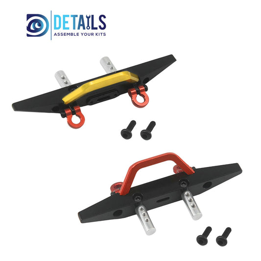 Aluminum Front Bumper for RedCat Ascent18 1/18 Car A: Black Gold B: Black Red