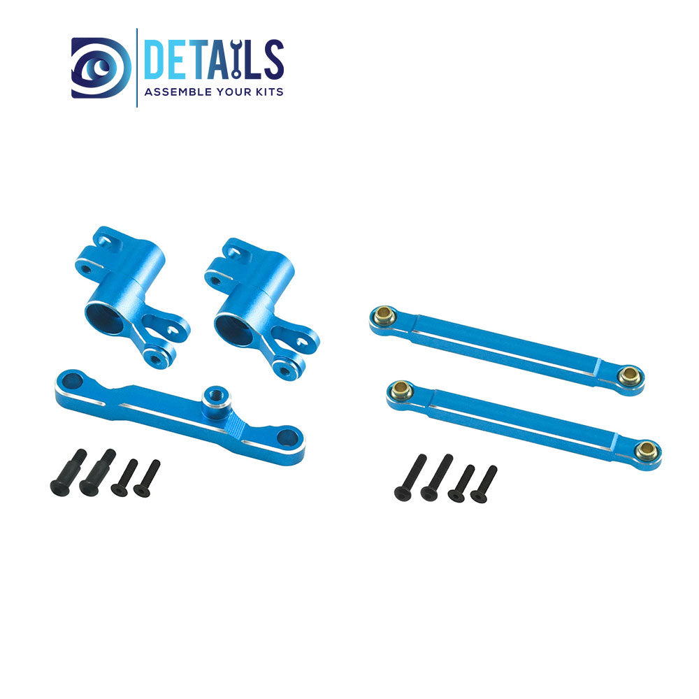 Hobby Details 7075 Aluminum Steering Set For  For TRX MINI MAXX BL-2s 4WD Brushless Monster Truck 107154-1 Upgrade Parts