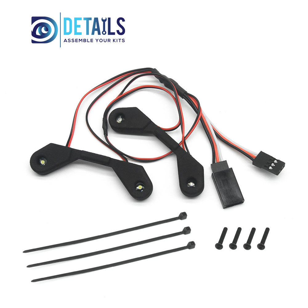 Hobby Details Light Bar Front and Rear for Arrma 1/18 Granite Grom Upgrade Parts