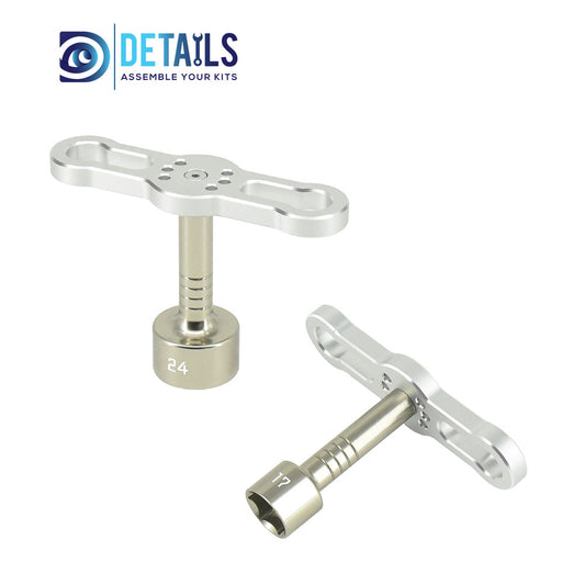 Aluminium Hex Nuts Wrench  A: 24MM B: 17MM