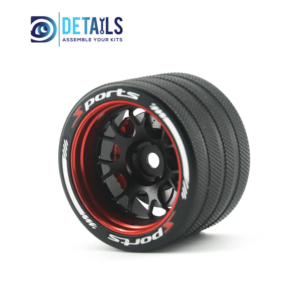 Aluminum RC Transmitter Steering Handwheel for Sanwa/ Futaba/NB4/ 7PX/X9 DTEL01037