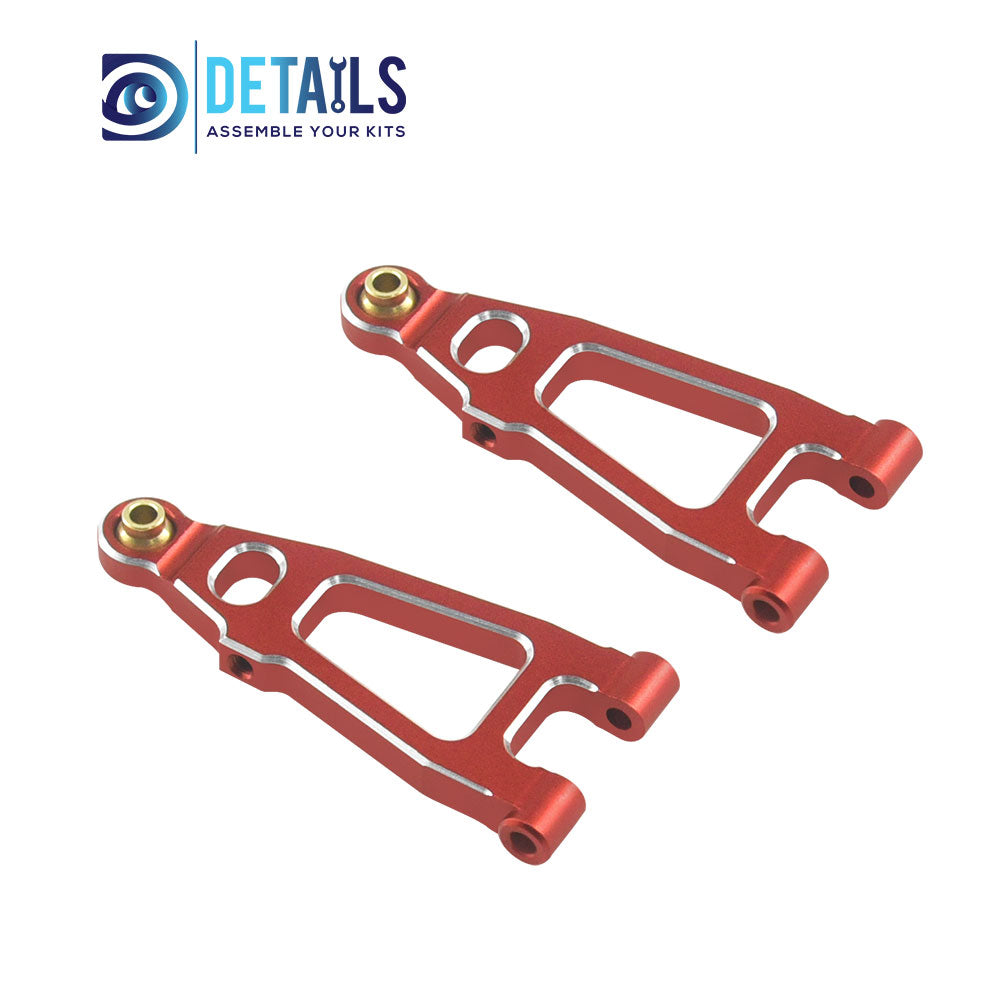 Aluminum Front Lower Arm Set For ARRMA 1/18 MOJAVE Upgrade Parts 2pcs