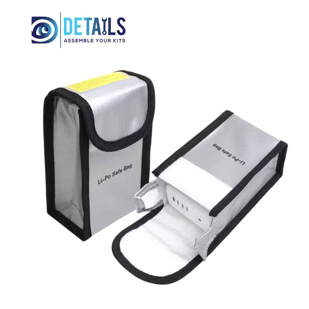 Fireproof Explosionproof Lipo Battery Safe Bag  90*55*140mm