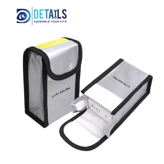 Fireproof Explosionproof Lipo Battery Safe Bag  90*55*140mm