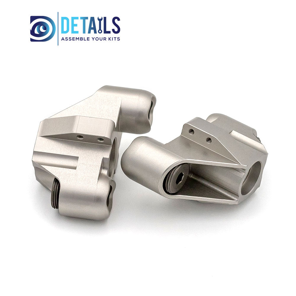 Aluminum Front Steering Blocks Steering Knuckles for Team Corally Kronos XP 6S XTR 1/8 RC Car Upgrades Parts