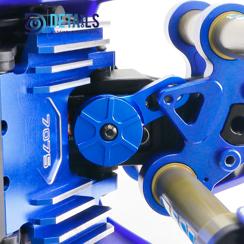 Hobby Details 7075 Aluminum  servo arm Set for LOSI 1/4 Promoto MX Motorcycle A:Red B:Black C:Blue D:Green