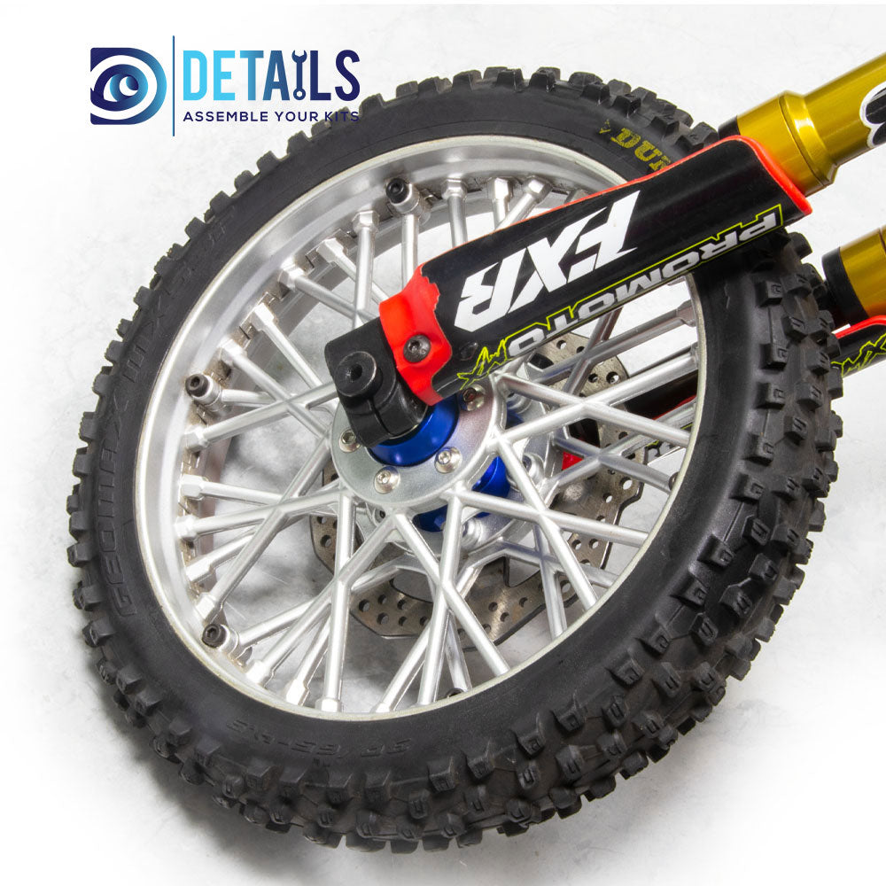 7075 Aluminum Front Rear WheelAxle Shaft for LOSI 1/4 Promoto MX Motorcycle