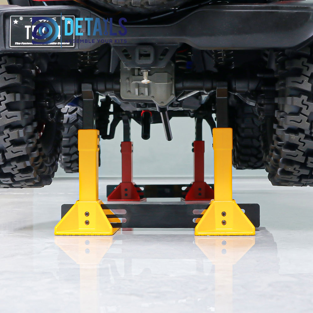Metal Height Jack Stand for 1/18 1/10 1/8 1/7  Car 2pcs/set