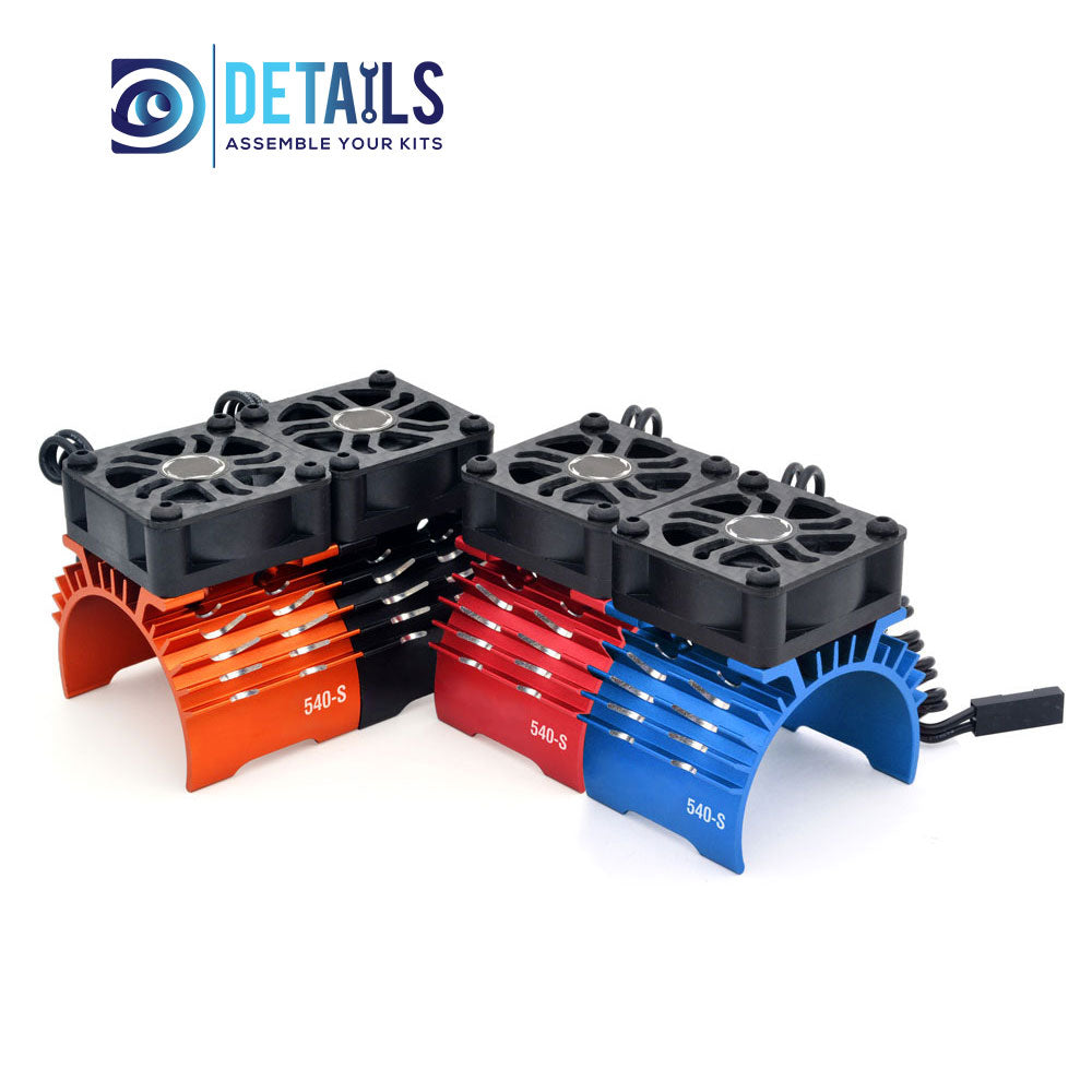 Hobby Details 36mm RC Car Motor Cooling Fan with Heatsink 28000RPM(540-S)