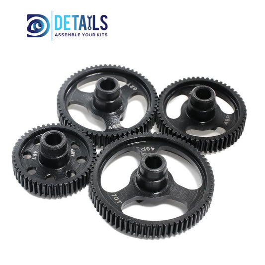 Steel Spur Gear 48DP 55T For Traxxas 1/10 Ford Bronco 4-TEC 2.0/3.0 Drift Ford Mustang 1pcs