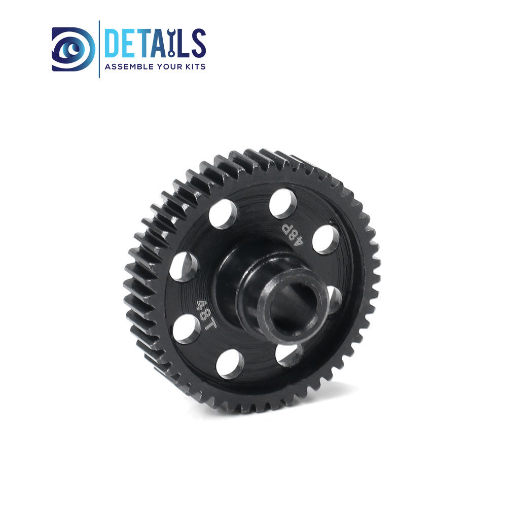 Steel Spur Gear 48DP 55T For Traxxas 1/10 Ford Bronco 4-TEC 2.0/3.0 Drift Ford Mustang 1pcs