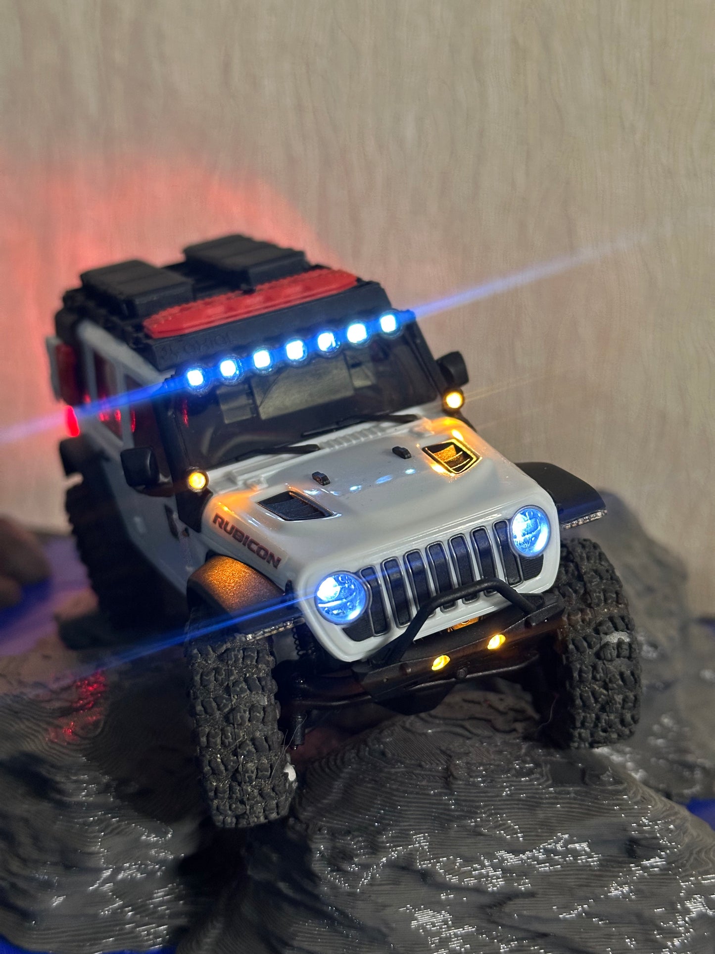 Hobbydetails SCX30 A-Pillar light for Wrangler