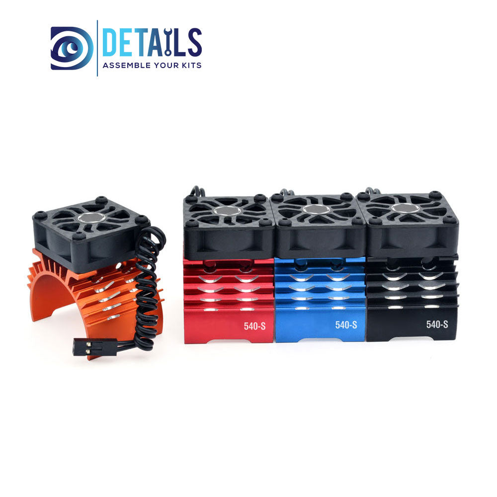 Hobby Details 36mm RC Car Motor Cooling Fan with Heatsink 28000RPM(540-S)