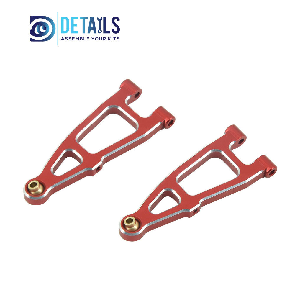 Aluminum Front Lower Arm Set For ARRMA 1/18 GRANITE GROM Upgrade Parts 2pcs