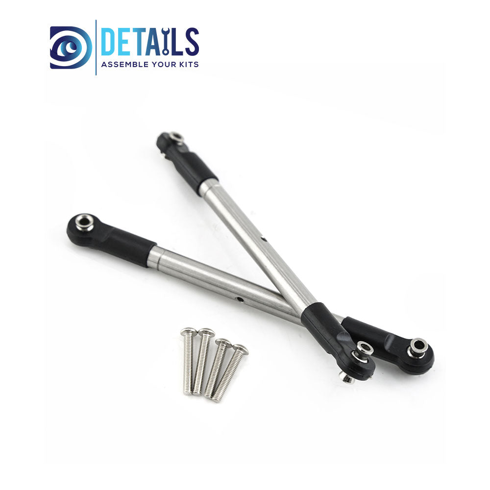1/10 Traxxas MAXX V2 304 stainless steel Steering link  2pcs/set