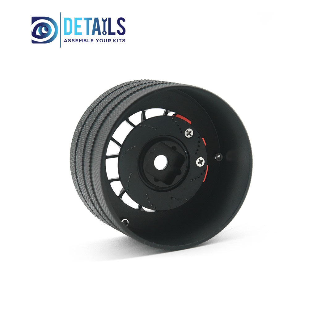 Aluminum RC Transmitter Steering Handwheel for Sanwa/ Futaba/NB4/ 7PX/X9  DTEL01037 Red