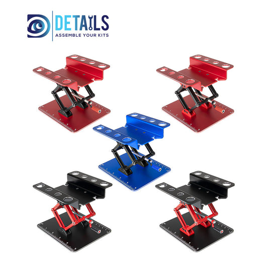 Aluminum 1/8 1/10 1/16 Adjustable RC Car Stand For Rc Car Repair Assembly Display 60-140mm