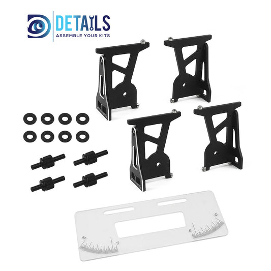 Aluminum Mini climbing car 1/24 Chassis Setup System