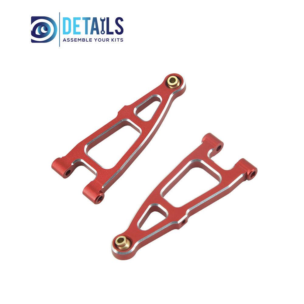 Aluminum Front Lower Arm Set For ARRMA 1/18 GRANITE GROM Upgrade Parts 2pcs