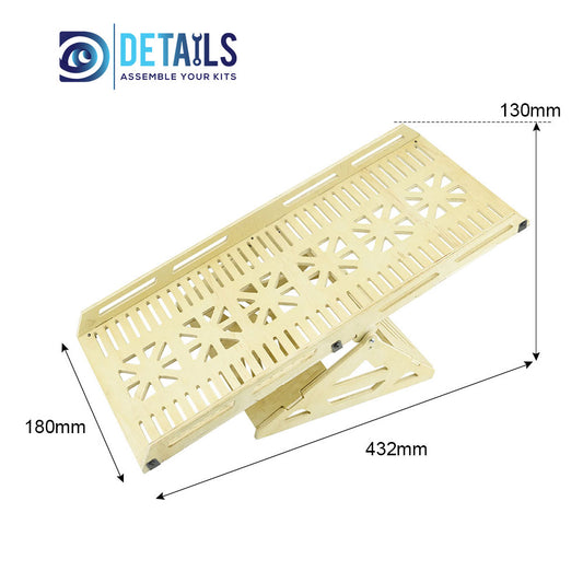 High Density RC  Crawler Wood Board Tracks 5 layers Hardened Thickness C Style