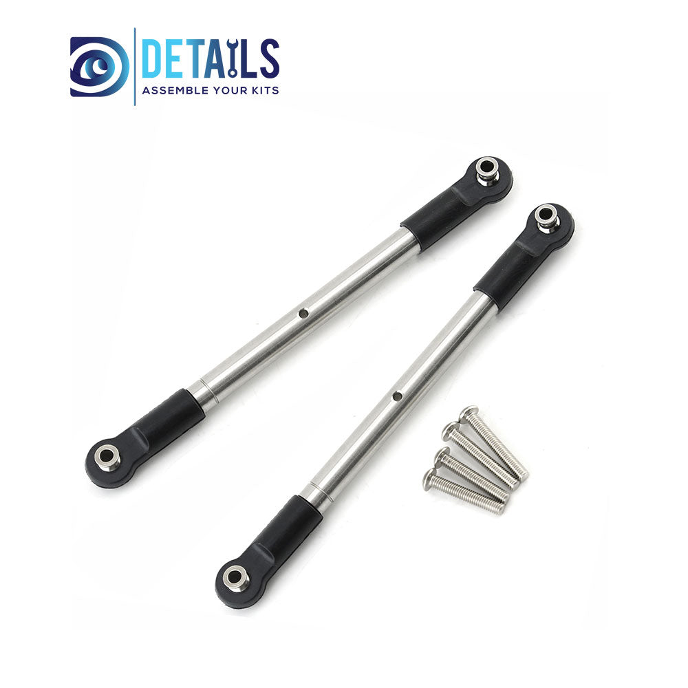 1/10 Traxxas MAXX V2 304 stainless steel Steering link  2pcs/set