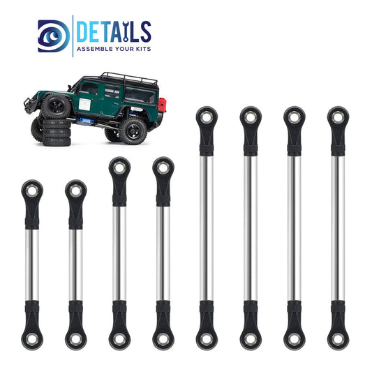 Stainless Steel Straight Rods for TRX-4M 1/18 Car 8pcs/set