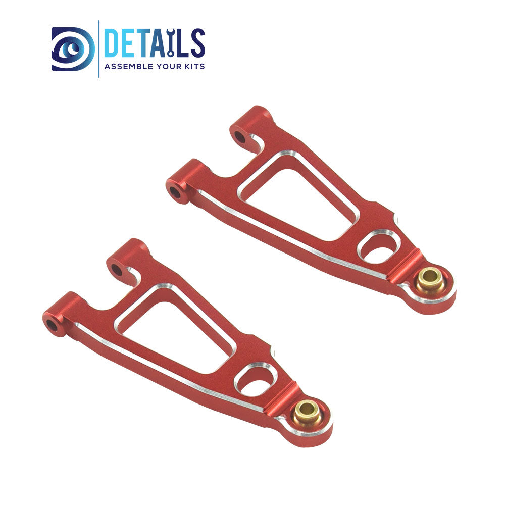 Aluminum Front Lower Arm Set For ARRMA 1/18 MOJAVE Upgrade Parts 2pcs