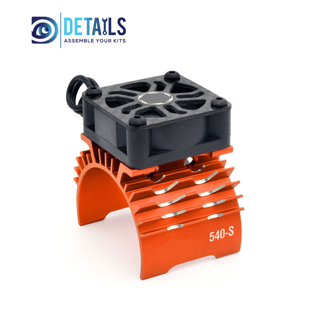 Hobby Details 36mm RC Car Motor Cooling Fan with Heatsink 28000RPM(540-S)