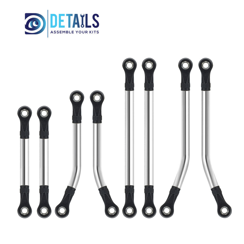 Stainless Steel Curved Rods for TRX-4M 1/18 Car 8pcs/set