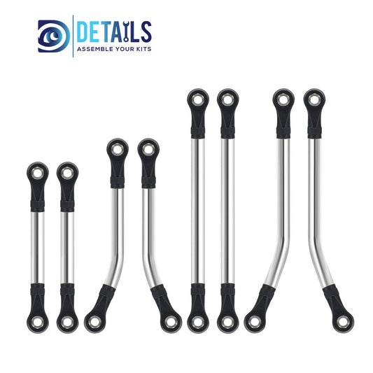 Stainless Steel Curved Rods for TRX-4M 1/18 Car 8pcs/set