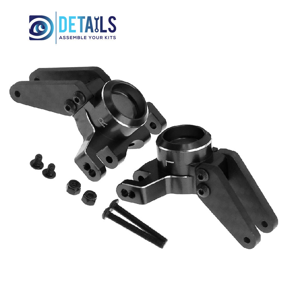 Aluminum and Carbon fiber Rear C Hub for Arrma 1/8 Mojave/1:10 4x4 Kraton Upgrade Parts