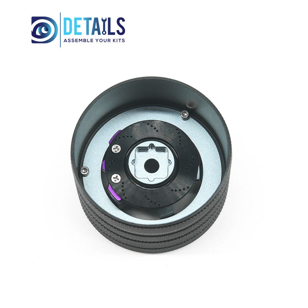 Aluminum RC Transmitter Steering Handwheel for Sanwa/ Futaba/NB4/ 7PX/X9 DTEL01038 Purple