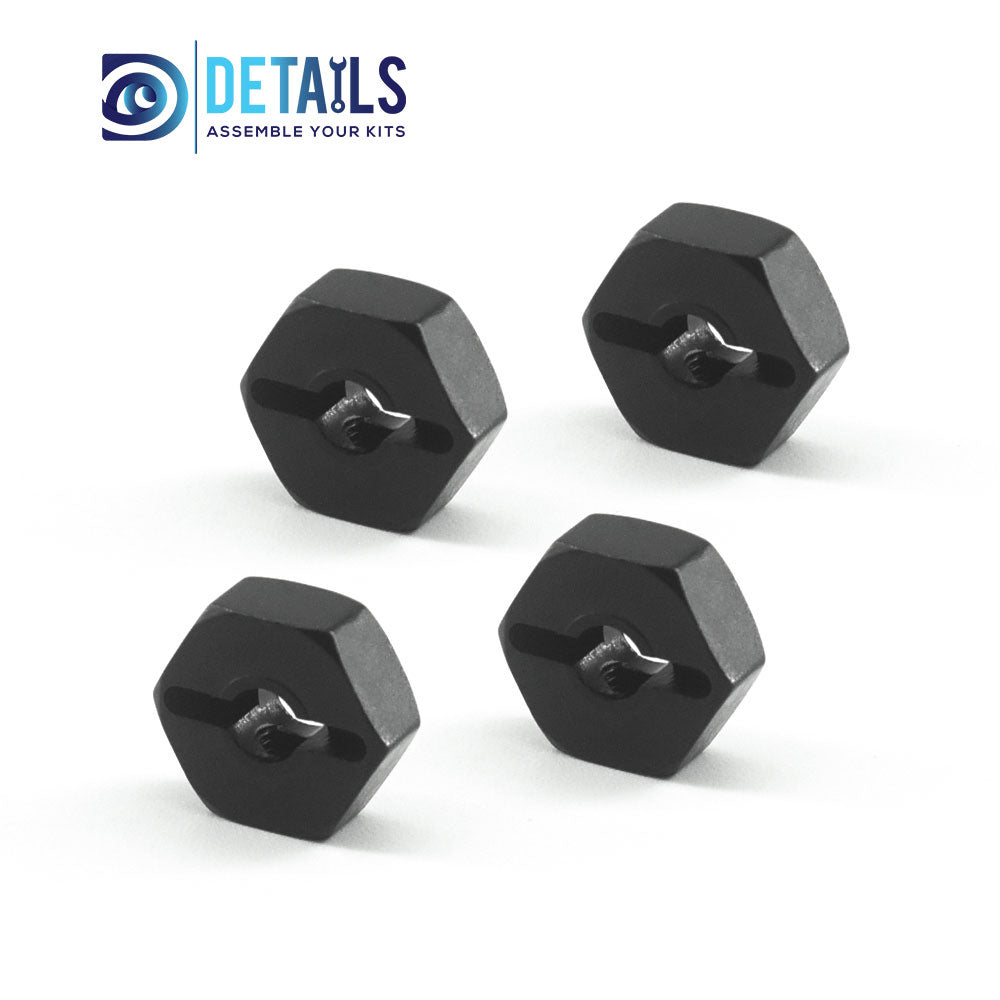Aluminum 12X5mm Wheel Hex For Losi LMT MINI 1/18 4WD Solid Axle Monster