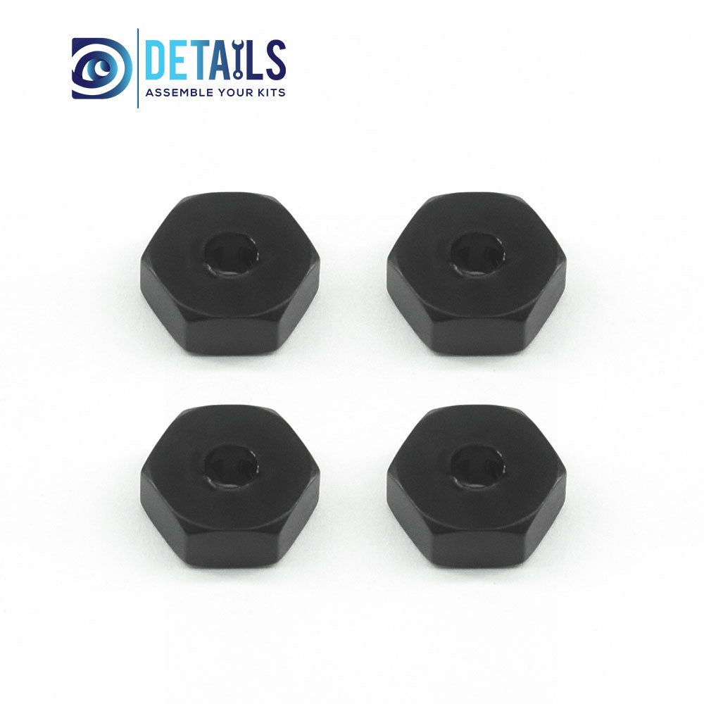 Aluminum 12X5mm Wheel Hex For Losi LMT MINI 1/18 4WD Solid Axle Monster