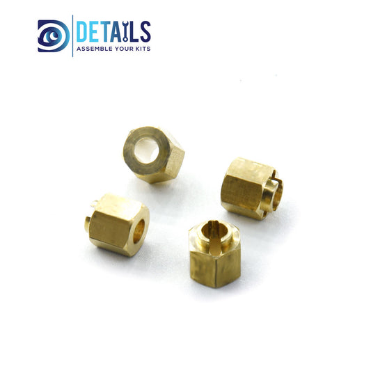 Brass 7.0mm Hex 4pcs/set for TRX-4M 1/18 Car
