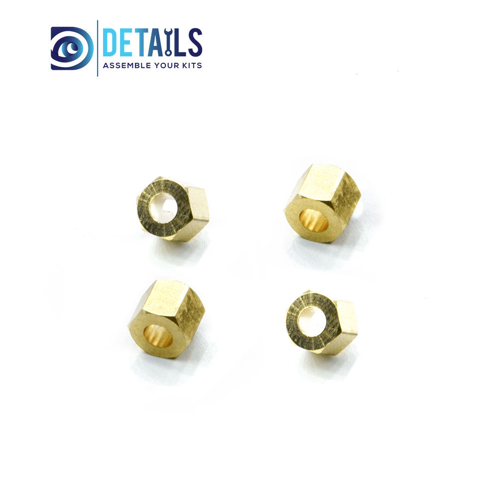 Brass 7.0mm Hex 4pcs/set for TRX-4M 1/18 Car