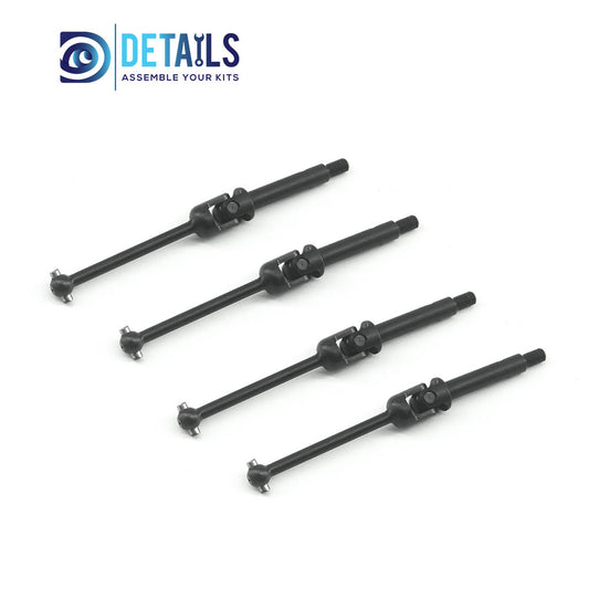 Steel Front And Rear Universal Driveshaft / CVD For Losi LMT MINI 1/18 4WD Solid Axle Monster 4pcs