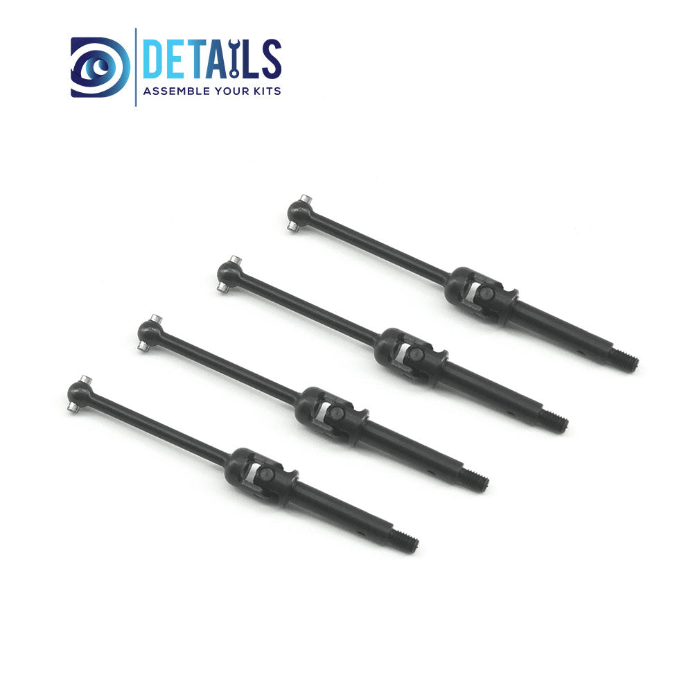 Steel Front And Rear Universal Driveshaft / CVD For Losi LMT MINI 1/18 4WD Solid Axle Monster 4pcs