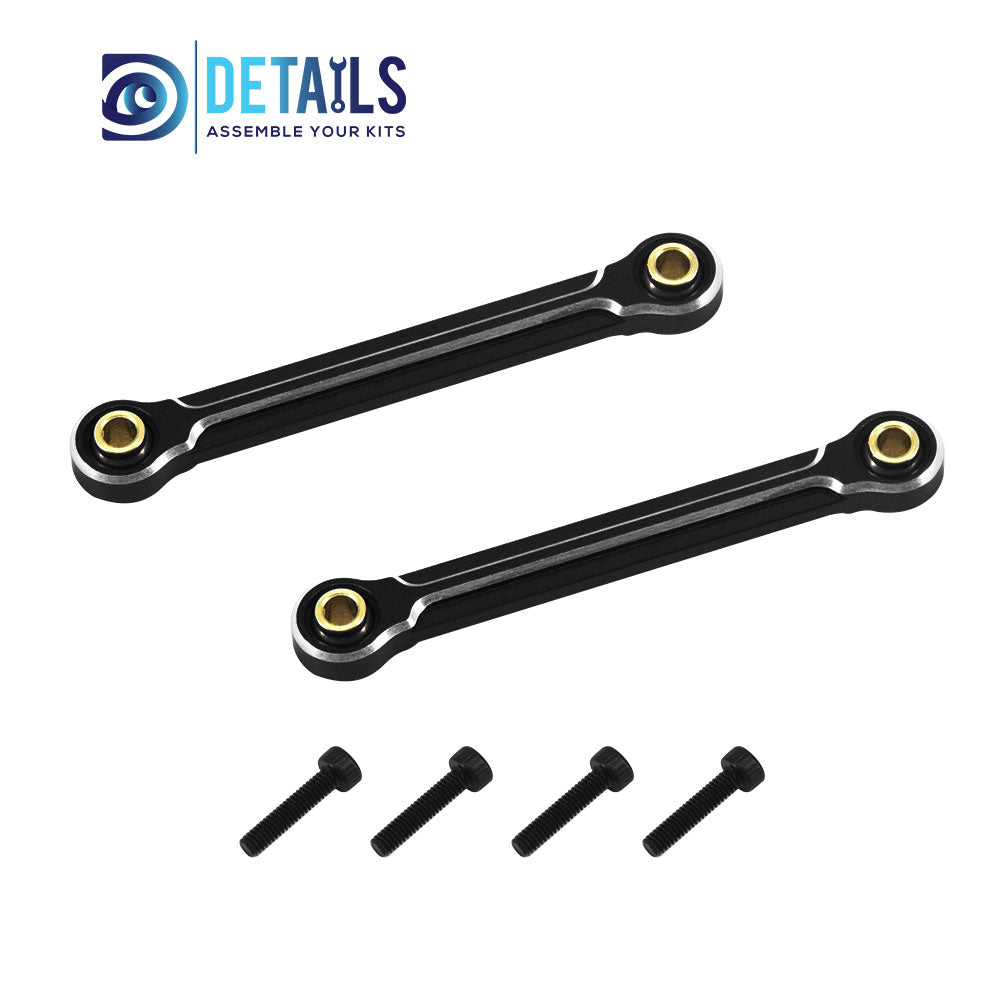 Aluminum Steering Set Steering&amp;Rods Set For ARRMA 1/18 GRANITE GROM &nbsp;Upgrade Parts 2pcs