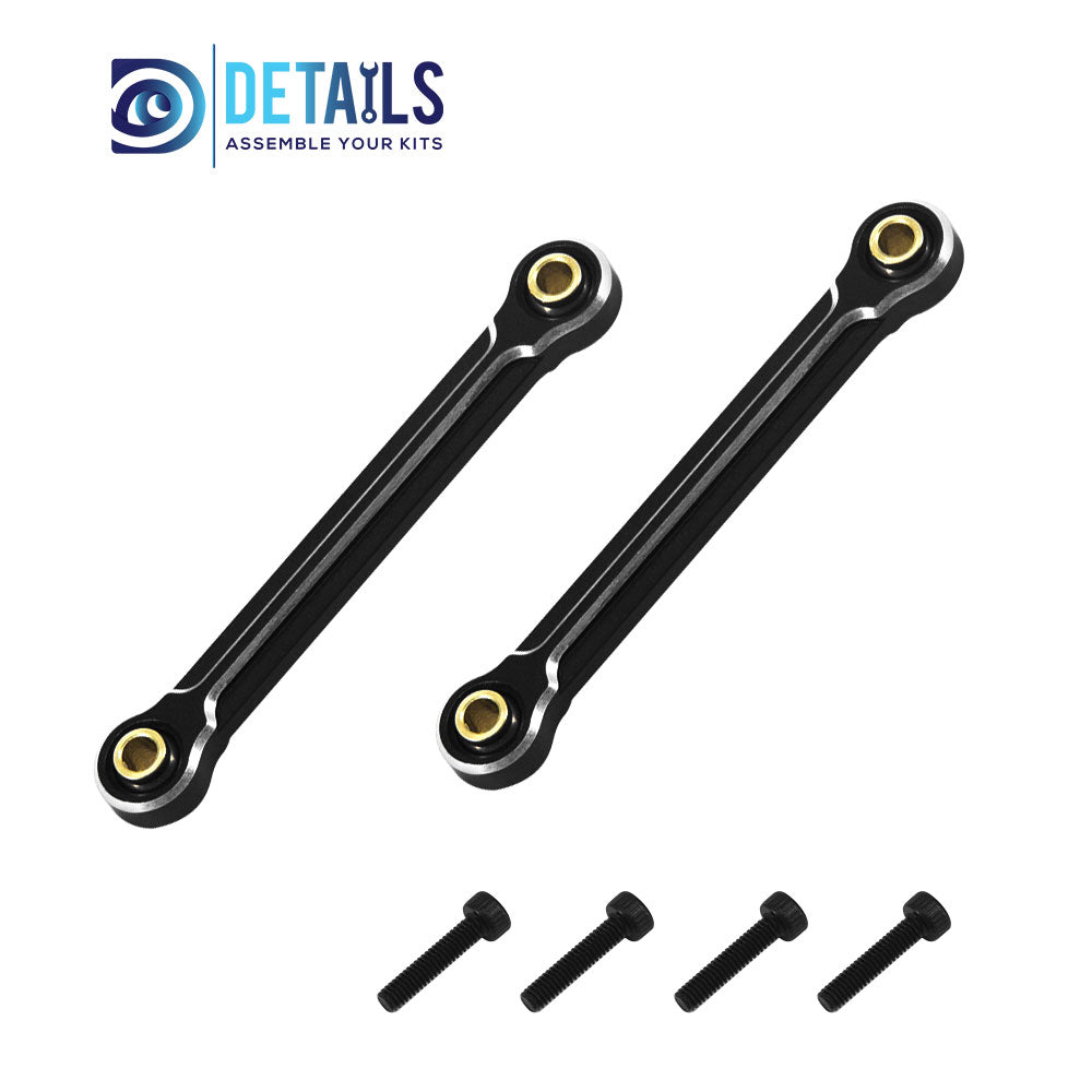 Aluminum Steering Set Steering&amp;Rods Set For ARRMA 1/18 GRANITE GROM &nbsp;Upgrade Parts 2pcs