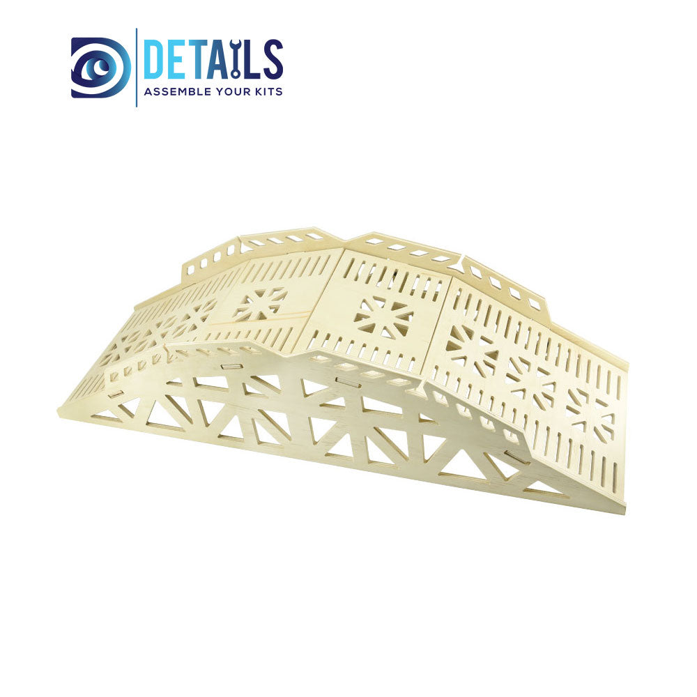 High Density RC  Crawler Wood Board Tracks 5 layers Hardened Thickness D Style