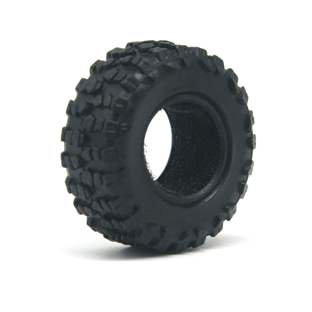 Hobby Details 0.7‘’ Wheel Tire with Foam for SCX30 Cars Upgrade Parts 4pcs/set