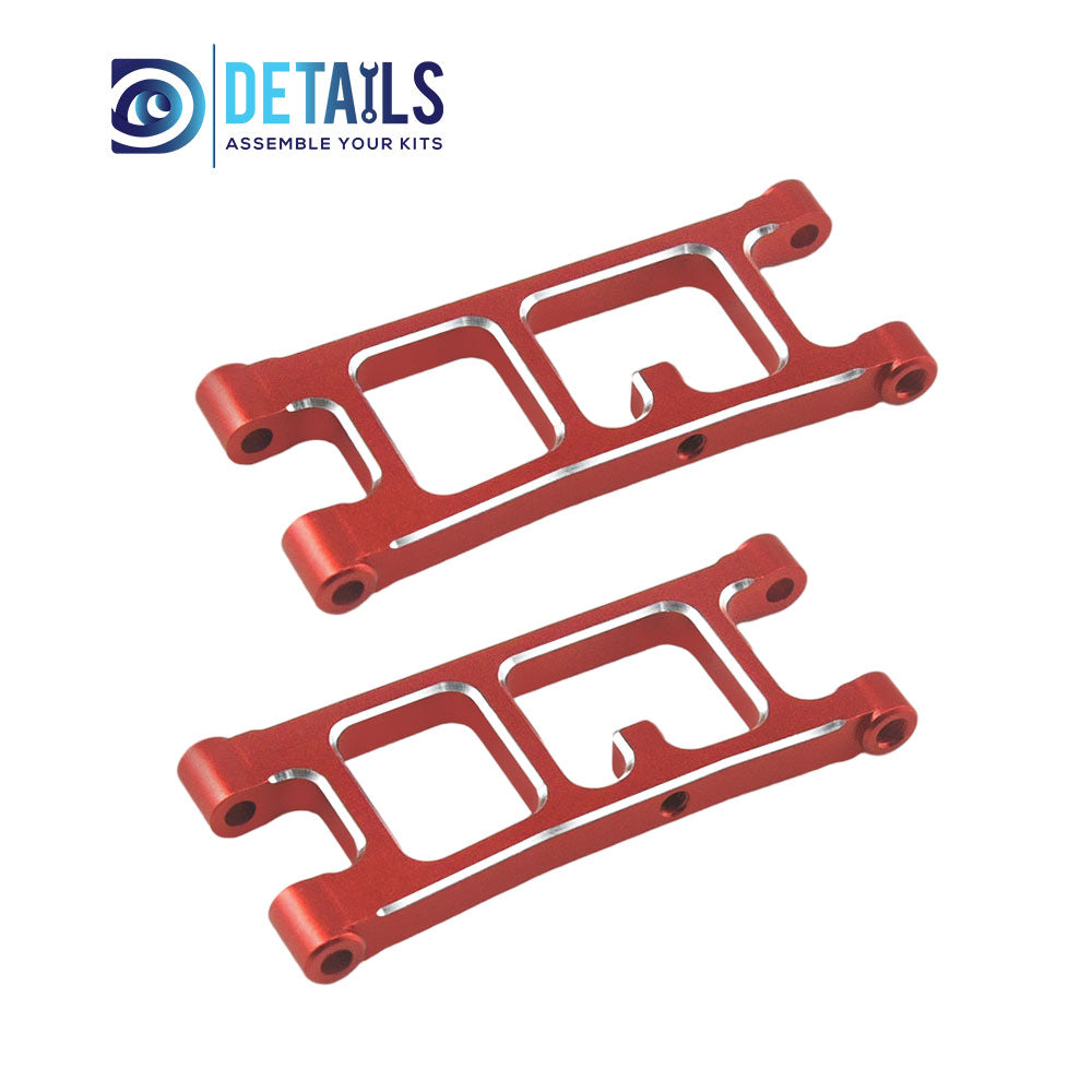 Aluminum Rear Lower Arm Set For ARRMA 1/18 MOJAVE Upgrade Parts 2pcs