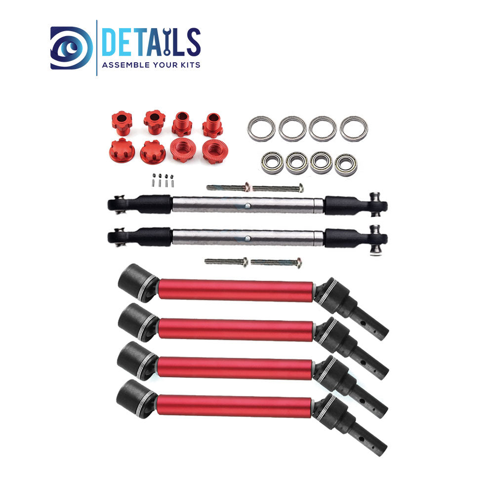 1/10 Traxxas MAXX V2 Widen Metal CVD Draft and Steering link Set
